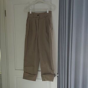 Acne Studios pleated khaki pants 34